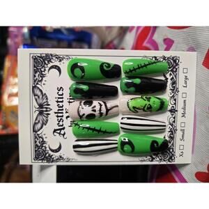 Nightmare before christmas nails custom made